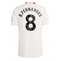 Manchester United Bruno Fernandes #8 Tretí futbalový dres 2023-24 Krátky Rukáv